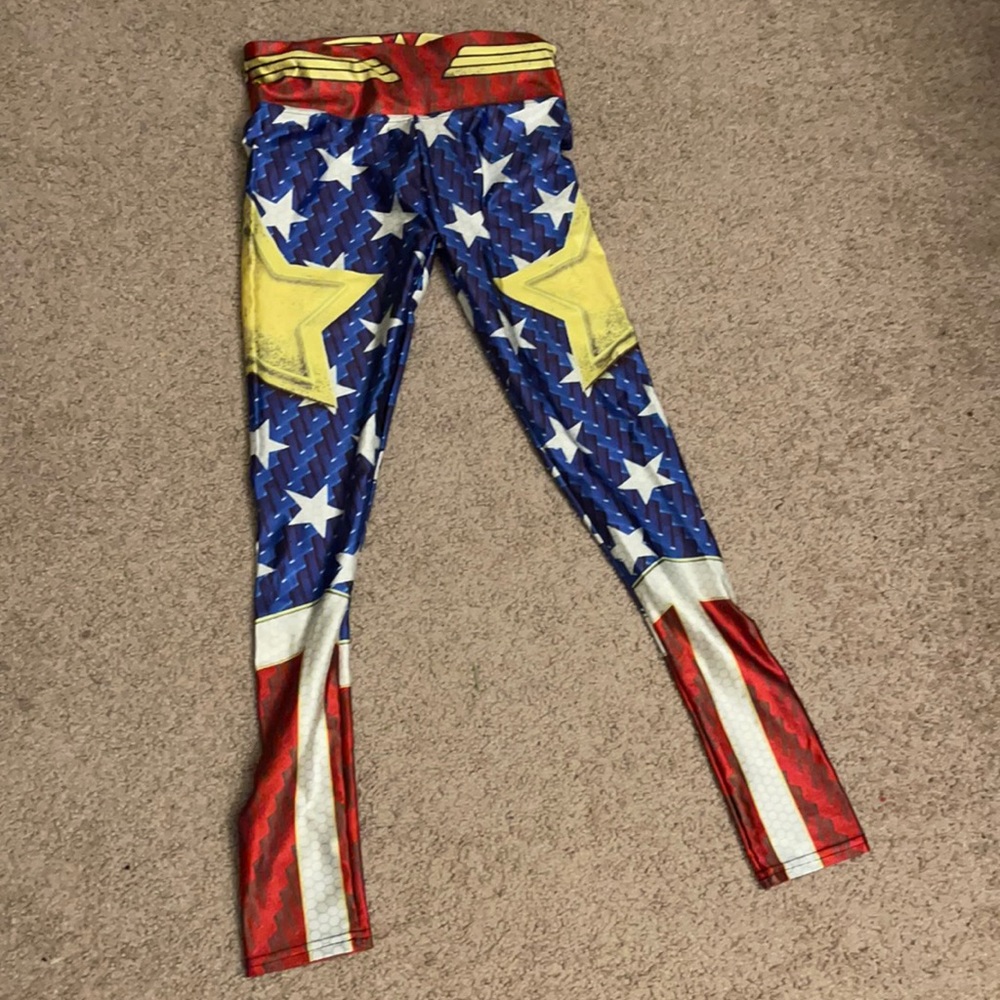 Wonder Woman sheer leggings
